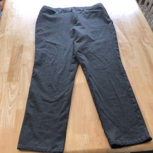Women’s pants in gray.